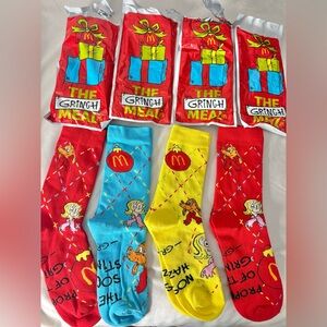 McDonald’s 2025 Grinch Meal Socks